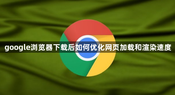 google浏览器下载后如何优化网页加载和渲染速度1