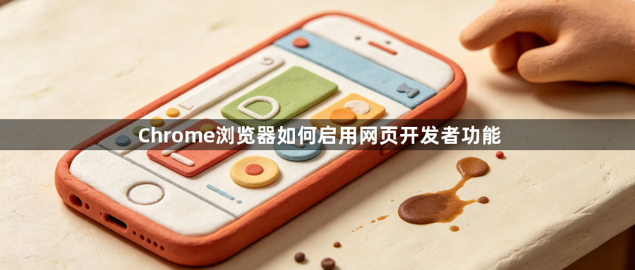 Chrome浏览器如何启用网页开发者功能1