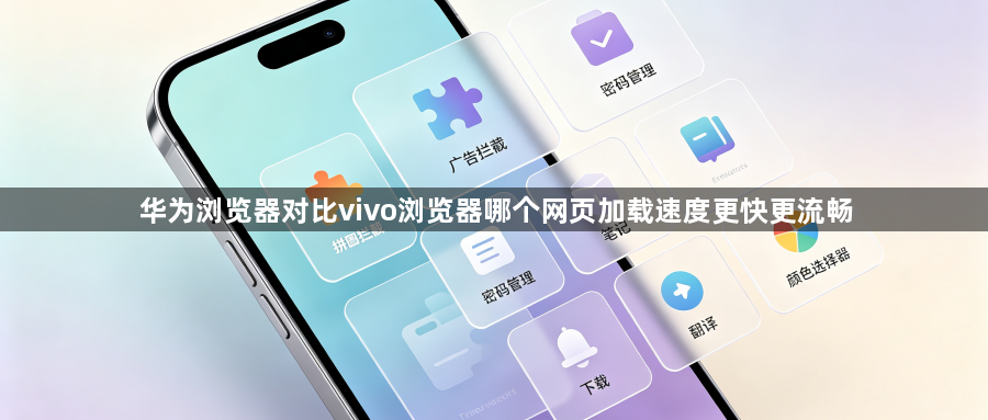 华为浏览器对比vivo浏览器哪个网页加载速度更快更流畅1