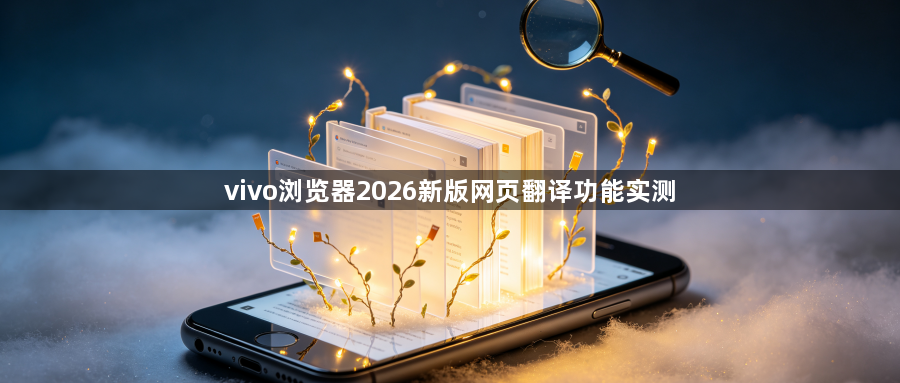 vivo浏览器2026新版网页翻译功能实测1