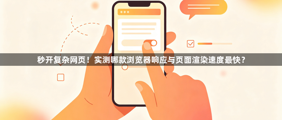 秒开复杂网页！实测哪款浏览器响应与页面渲染速度最快？1