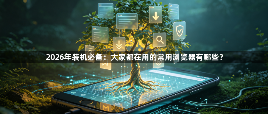 2026年装机必备：大家都在用的常用浏览器有哪些？1