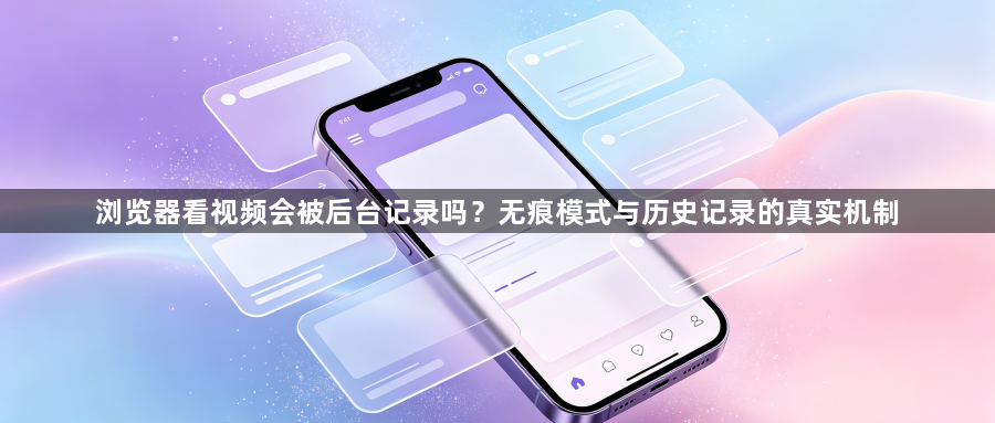 浏览器看视频会被后台记录吗？无痕模式与历史记录的真实机制1