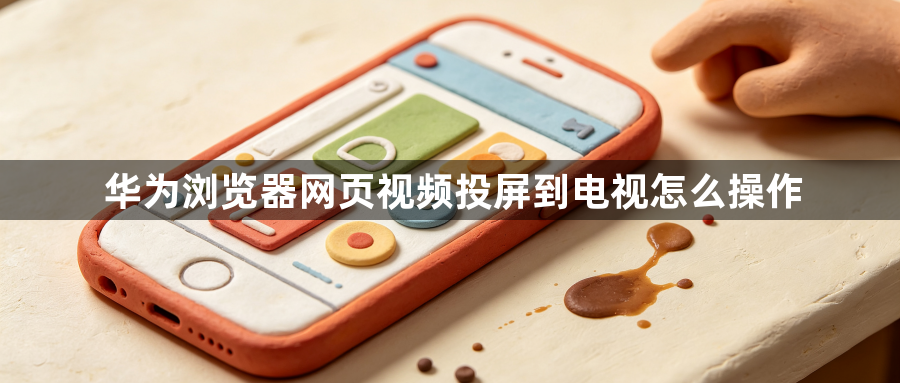 华为浏览器网页视频投屏到电视怎么操作1
