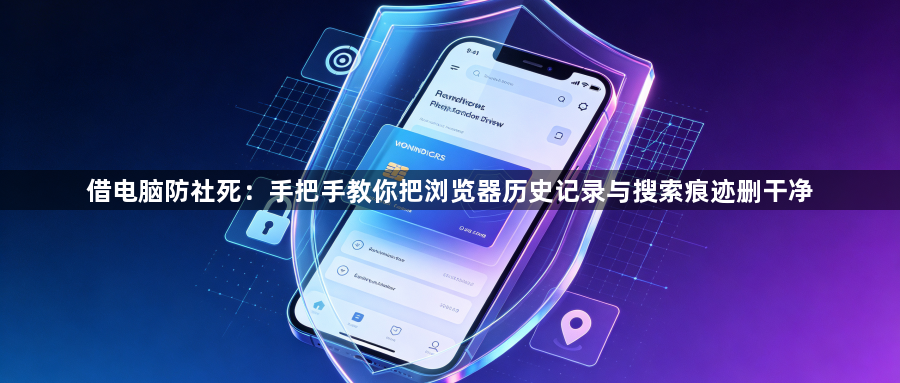 借电脑防社死：手把手教你把浏览器历史记录与搜索痕迹删干净1