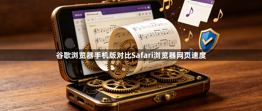 谷歌浏览器手机版对比Safari浏览器网页速度1