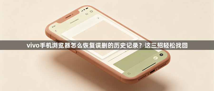 vivo手机浏览器怎么恢复误删的历史记录？这三招轻松找回1