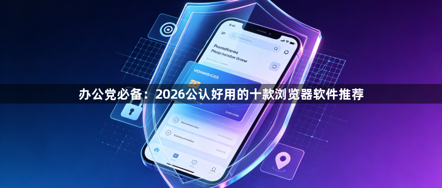 办公党必备：2026公认好用的十款浏览器软件推荐1