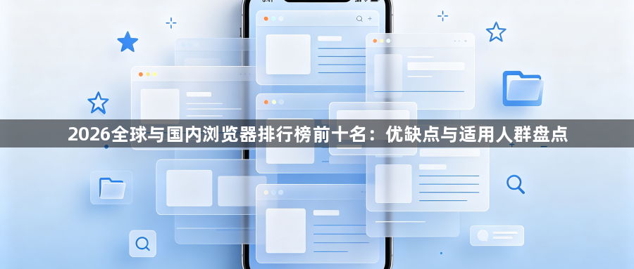 2026全球与国内浏览器排行榜前十名:优缺点与适用人群盘点1