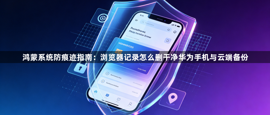 鸿蒙系统防痕迹指南：浏览器记录怎么删干净华为手机与云端备份1