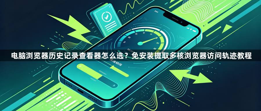 电脑浏览器历史记录查看器怎么选？免安装提取多核浏览器访问轨迹教程1