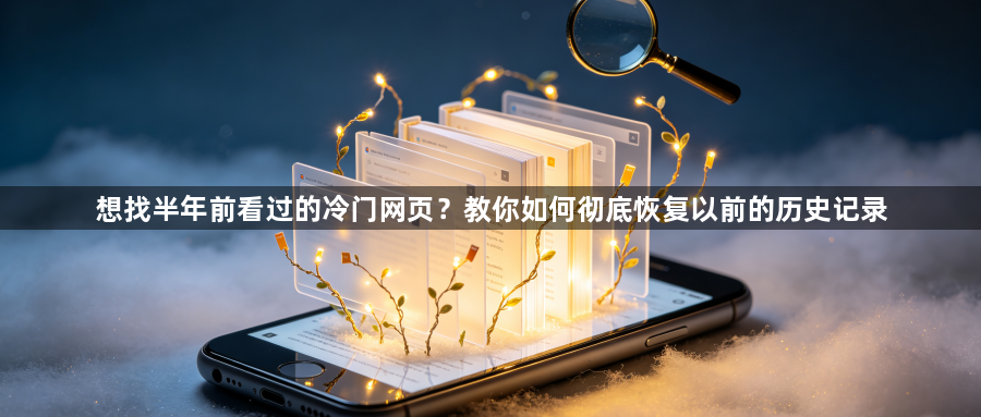 想找半年前看过的冷门网页?教你如何彻底恢复以前的历史记录1