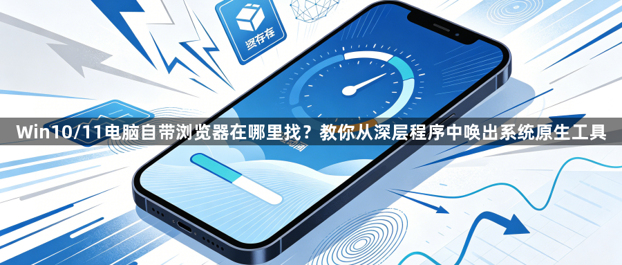 Win10/11电脑自带浏览器在哪里找?教你从深层程序中唤出系统原生工具1