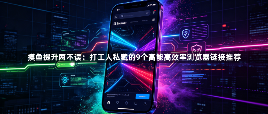 摸鱼提升两不误：打工人私藏的9个高能高效率浏览器链接推荐1