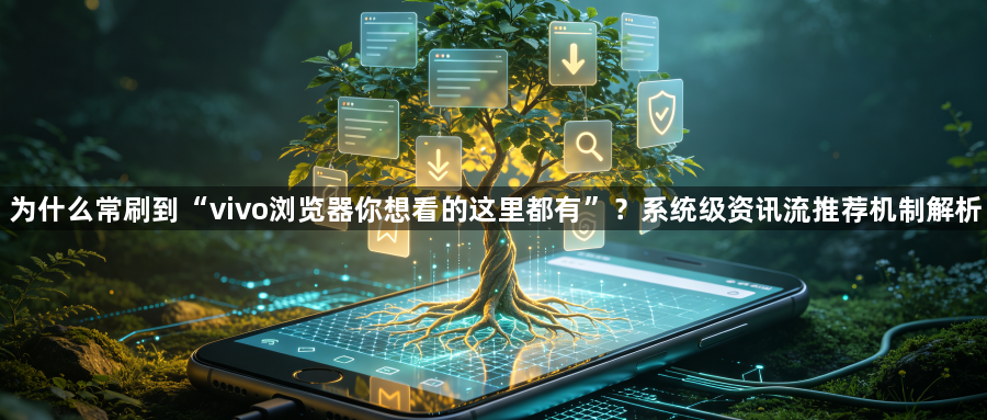 为什么常刷到“vivo浏览器你想看的这里都有”?系统级资讯流推荐机制解析1