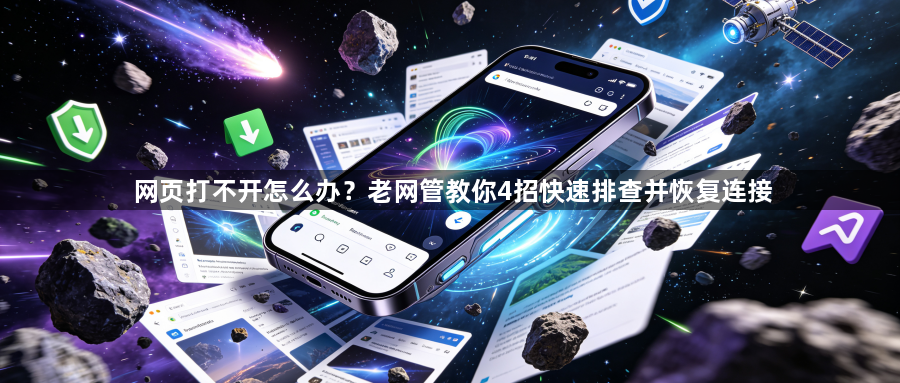 网页打不开怎么办？老网管教你4招快速排查并恢复连接1