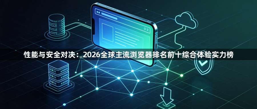 性能与安全对决:2026全球主流浏览器排名前十综合体验实力榜1