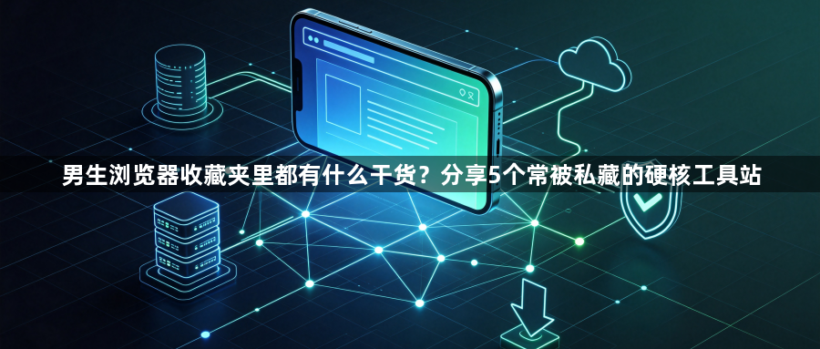 男生浏览器收藏夹里都有什么干货？分享5个常被私藏的硬核工具站1