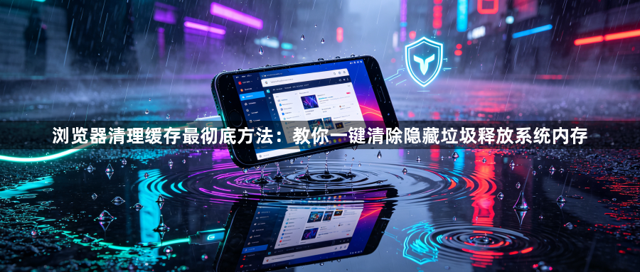 浏览器清理缓存最彻底方法:教你一键清除隐藏垃圾释放系统内存1