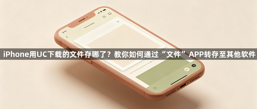iPhone用UC下载的文件存哪了？教你如何通过“文件”APP转存至其他软件1