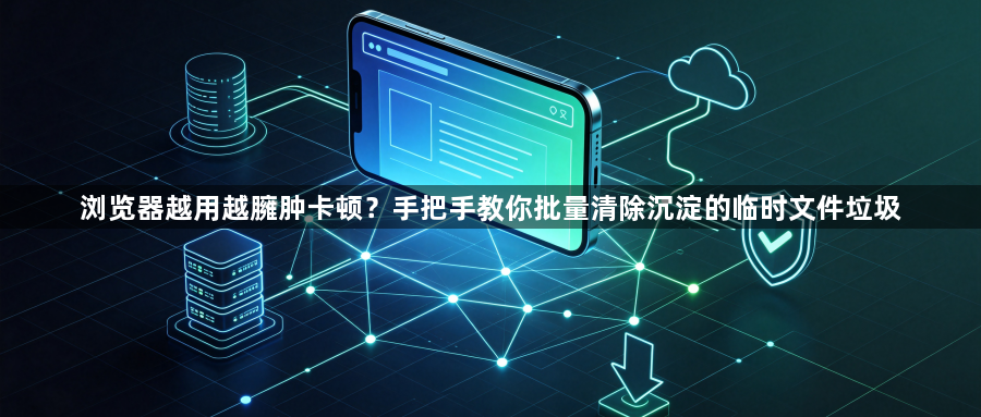 浏览器越用越臃肿卡顿?手把手教你批量清除沉淀的临时文件垃圾1