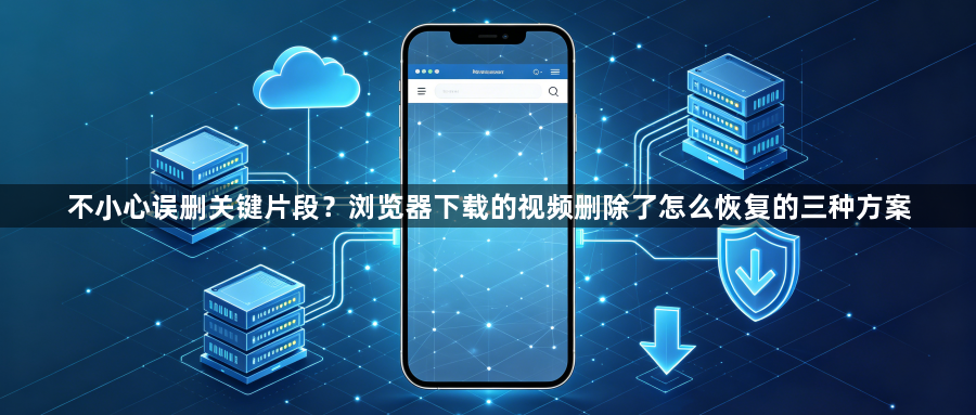 不小心误删关键片段？浏览器下载的视频删除了怎么恢复的三种方案1