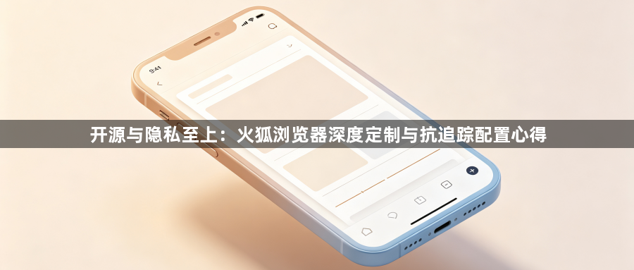 开源与隐私至上:火狐浏览器深度定制与抗追踪配置心得1